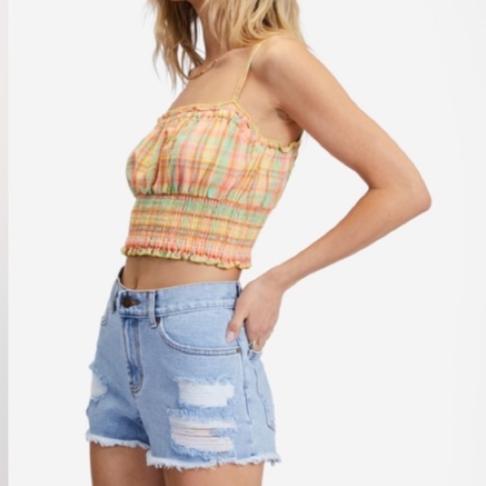 BILLABONG Drift Away Denim Shorts | Size 29 | Washed Denim | Mid Rise NWT
